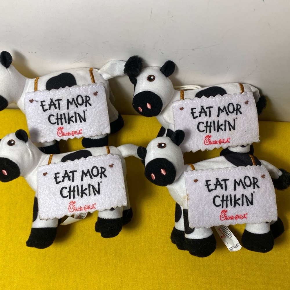 Chick-fil-A Plush Cow  - 'Eat Mor Chikin' (Black & White)